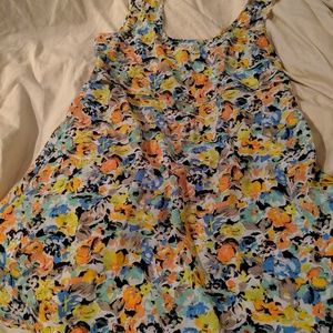 Sundress with cut-outs multi colored